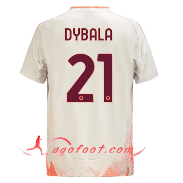 Maillot de Foot As Rome (DYBALA #21) 2024/2025 Exterieur