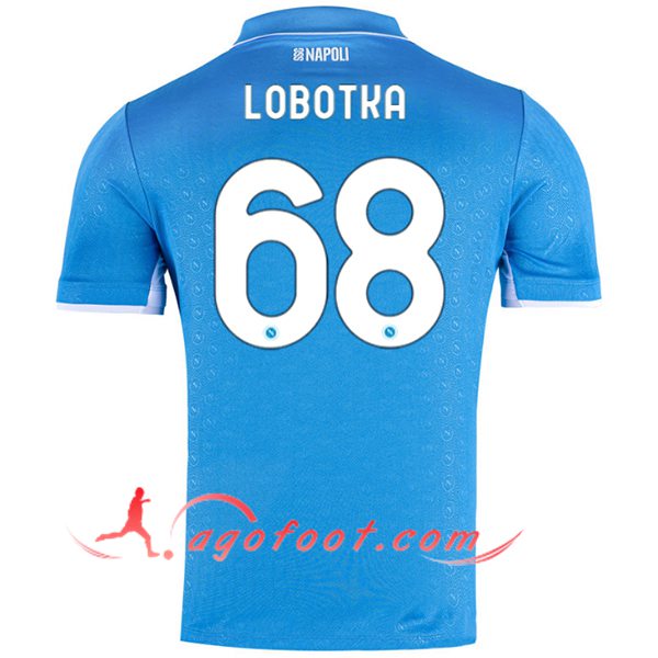 Maillot de Foot SSC Naples (LOBOTKA #68) 2024/2025 Domicile