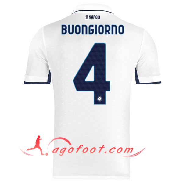 Maillot de Foot SSC Naples (BUONGIORNO #4) 2024/2025 Exterieur