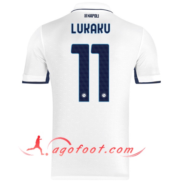 Maillot de Foot SSC Naples (LUKAKU #11) 2024/2025 Exterieur