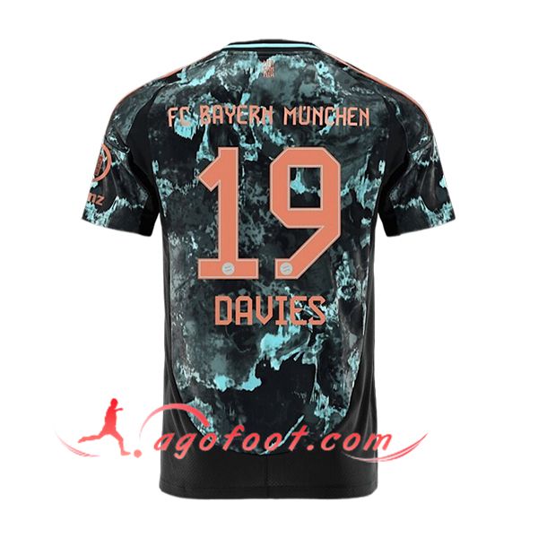 Maillot de Foot Bayern Munich (DAVIES #19) 2024/2025 Exterieur