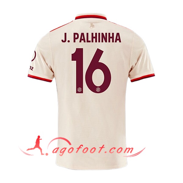 Maillot de Foot Bayern Munich (J.PALHINHA #16) 2024/2025 Champions League