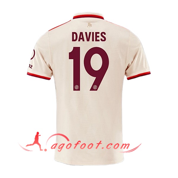 Maillot de Foot Bayern Munich (DAVIES #19) 2024/2025 Champions League