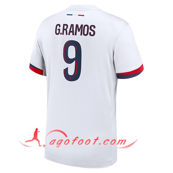 Maillot de Foot PSG (G.RAMOS #9) 2024/2025 Exterieur