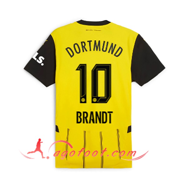 Maillot de Foot Dortmund BVB (BRANDT #10) 2024/2025 Domicile