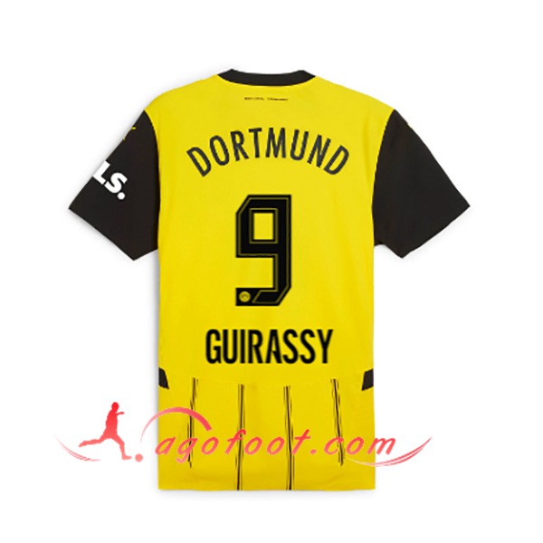 Maillot de Foot Dortmund BVB (GUIRASSY #9) 2024/2025 Domicile