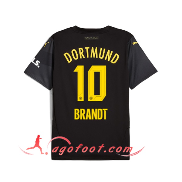 Maillot de Foot Dortmund BVB (BRANDT #10) 2024/2025 Exterieur
