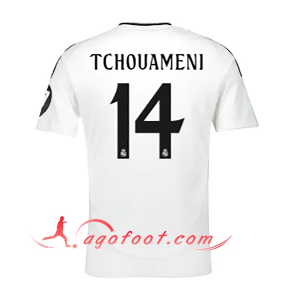 Maillot de Foot Real Madrid (TCHOUAMÉNI #14) 2024/2025 Domicile