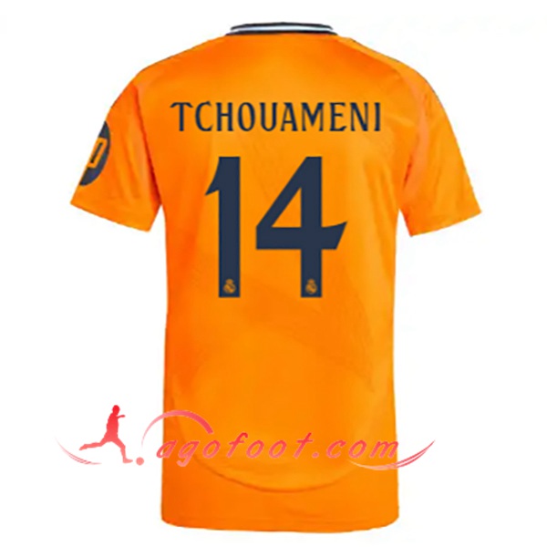 Maillot de Foot Real Madrid (TCHOUAMÉNI #14) 2024/2025 Exterieur