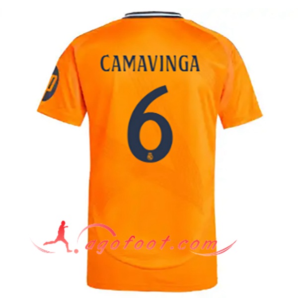 Maillot de Foot Real Madrid (CAMAVINGA #6) 2024/2025 Exterieur