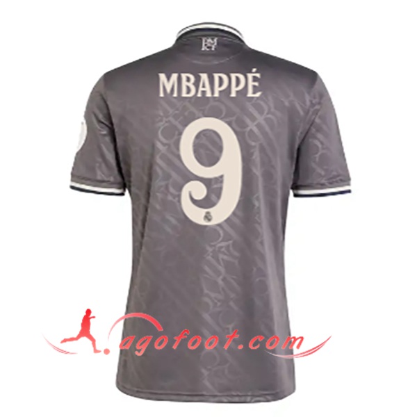 Maillot de Foot Real Madrid (Mbappé #9) 2024/2025 Third