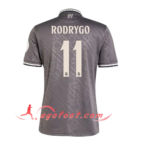 Maillot de Foot Real Madrid (RODRYGO #11) 2024/2025 Third