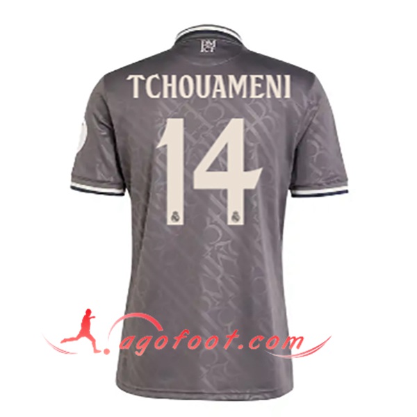 Maillot de Foot Real Madrid (TCHOUAMÉNI #14) 2024/2025 Third