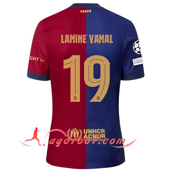 Maillot de Foot Barcelona (LAMINE YAMAL #19) 2024/2025 Domicile
