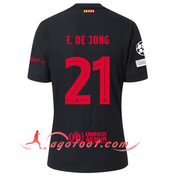 Maillot de Foot Barcelona (F. DE JONG #21) 2024/2025 Exterieur