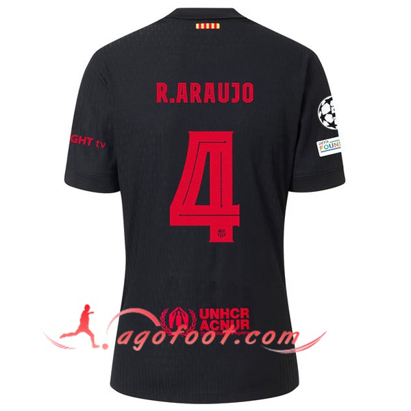 Maillot de Foot Barcelona (R. ARAUJO #4) 2024/2025 Exterieur