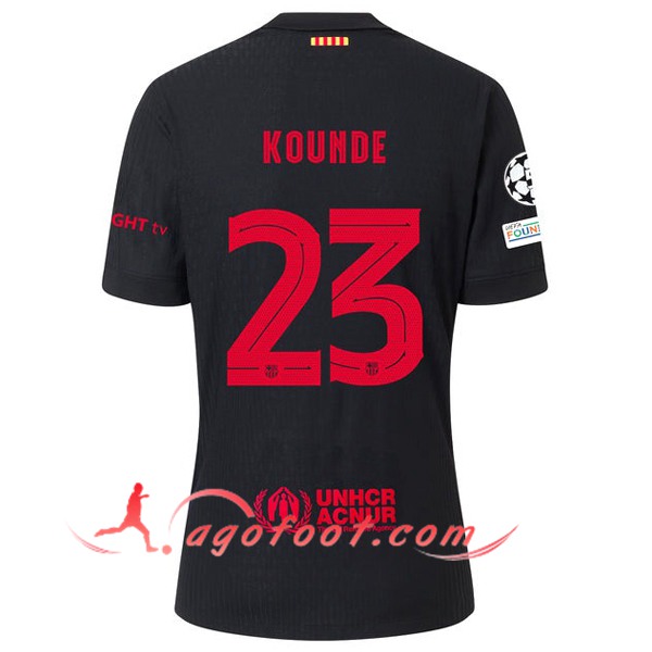 Maillot de Foot Barcelona (KOUNDE #23) 2024/2025 Exterieur