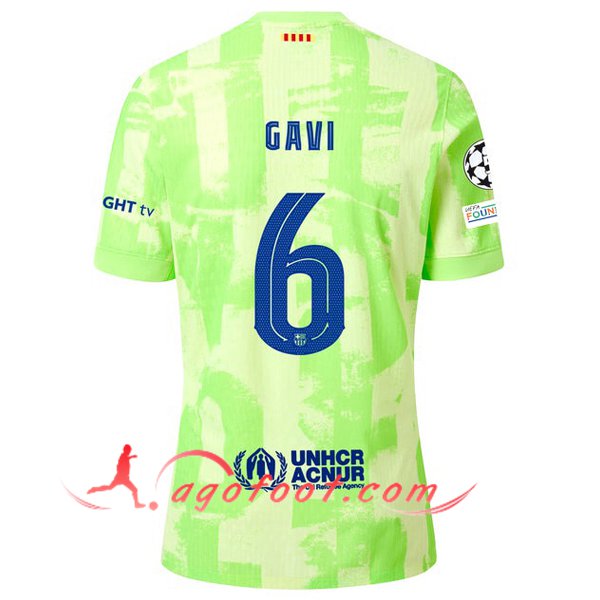 Maillot de Foot Barcelona (GAVI #6) 2024/2025 Third