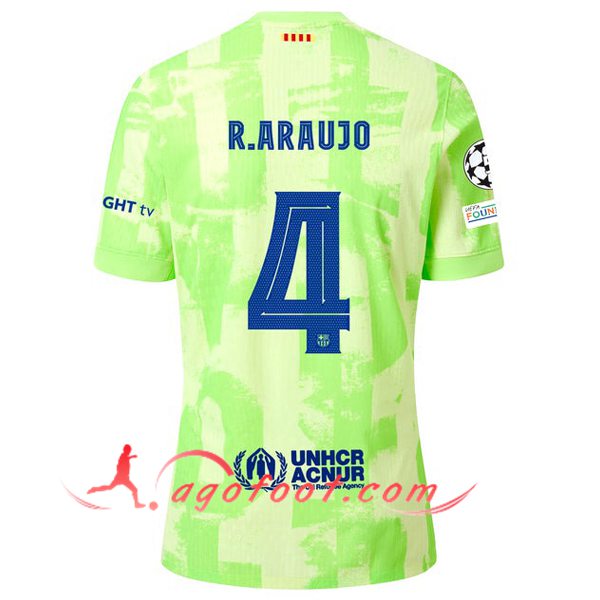 Maillot de Foot Barcelona (R. ARAUJO #4) 2024/2025 Third