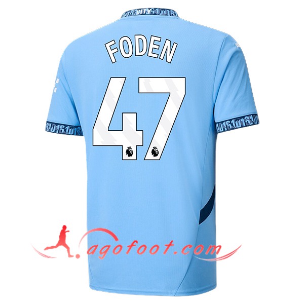 Maillot de Foot Manchester City (FODEN #47) 2024/2025 Domicile
