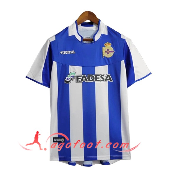 Maillot de Foot Deportivo La Coruna Retro Domicile 2003/2004