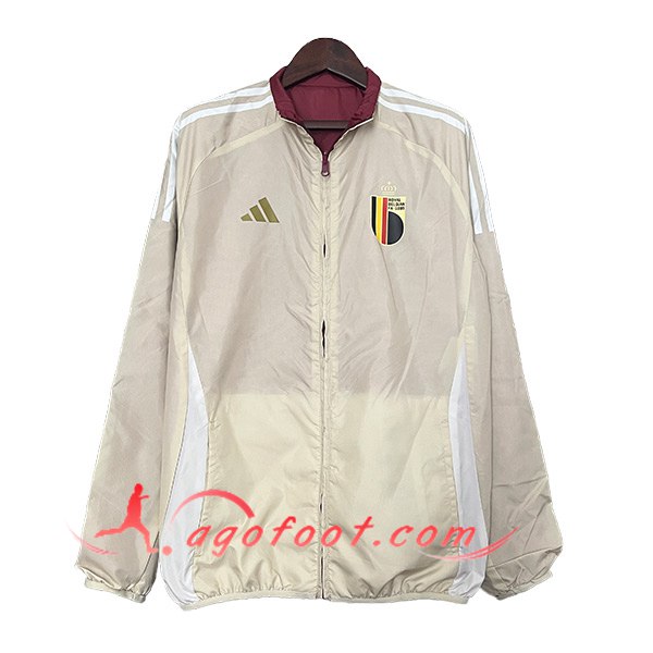 Coupe-Vent Belgique Beige/Blanc 2024/2025