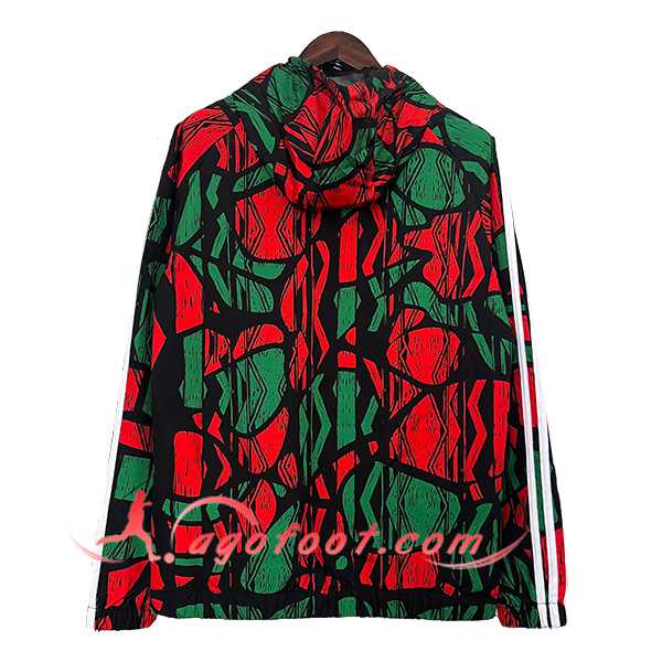 Coupe-Vent Arsenal Noir/Rouge/Vert 2024/2025