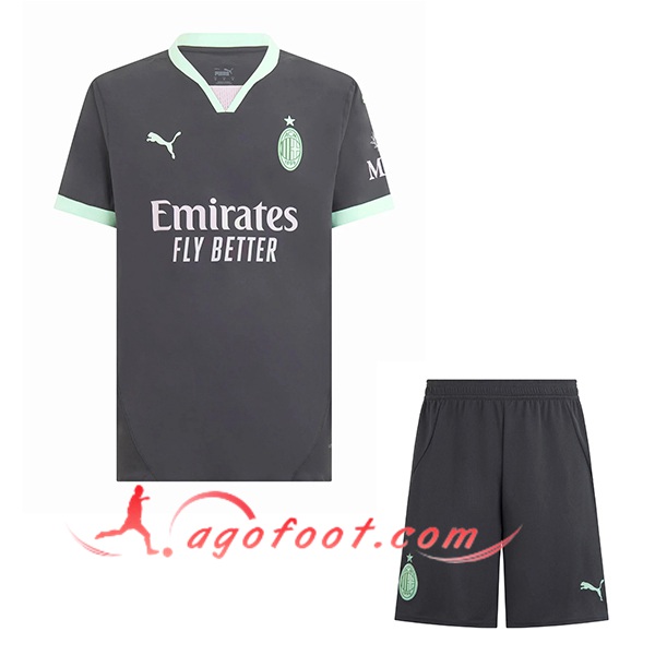 Ensemble Maillot Milan AC Third + Short 2024/2025