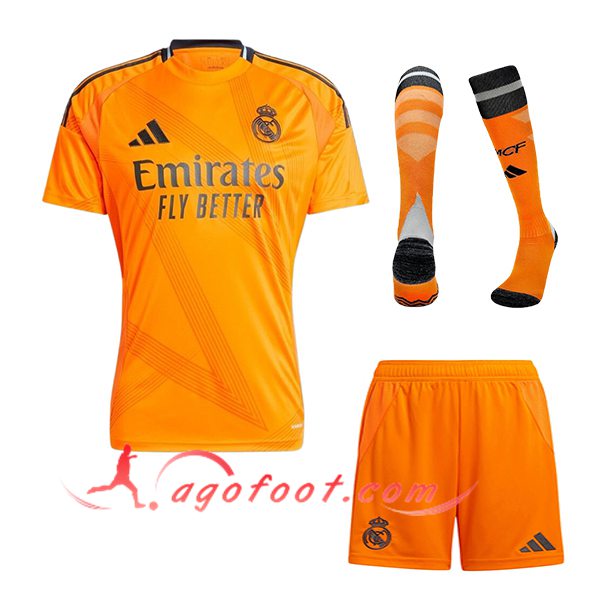 Ensemble Maillot Real Madrid Exterieur (Short + Chaussettes) 2024/2025