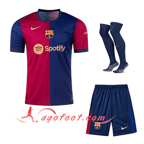 Ensemble Maillot FC Barcelone Domicile (Short + Chaussettes) 2024/2025