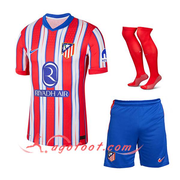 Ensemble Maillot Atletico Madrid Domicile (Short + Chaussettes) 2024/2025