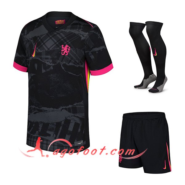 Ensemble Maillot FC Chelsea Third (Short + Chaussettes) 2024/2025