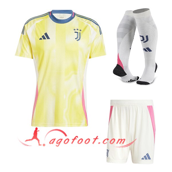 Ensemble Maillot Juventus Exterieur (Short + Chaussettes) 2024/2025