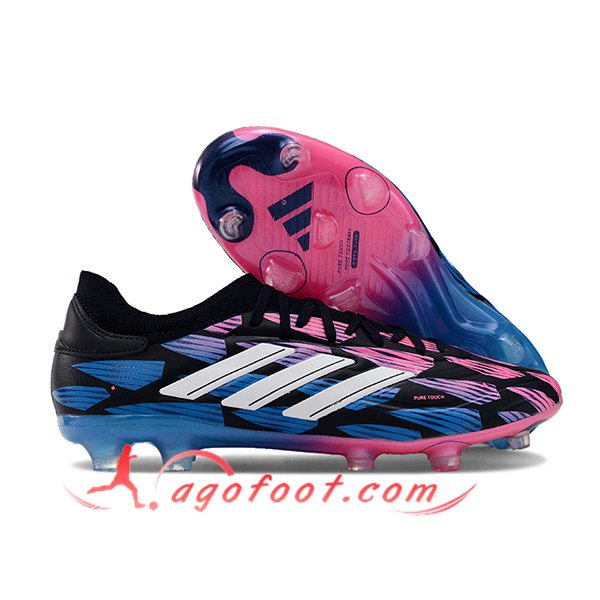 Copa Chaussures de Foot PURE II+ FG BOOTS Noir/Bleu/Rose