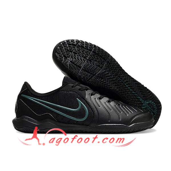 Nike Chaussures de Foot Legend 10 Academy IC Noir/Bleu
