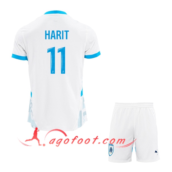 Maillot de Foot Marseille (HARIT #11) Enfants 2024/2025 Domicile