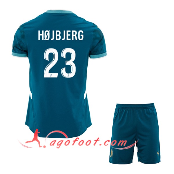 Maillot de Foot Marseille (HØJBJERG #23) Enfants 2024/2025 Exterieur