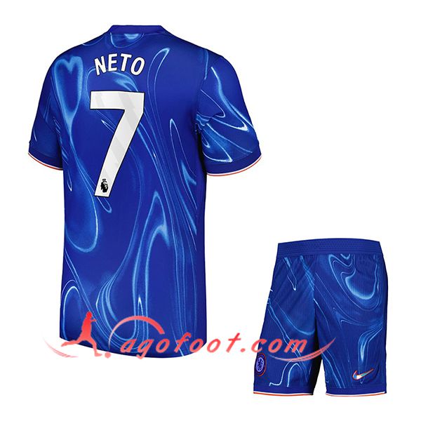 Maillot de Foot Chelsea (NETO #7) Enfants 2024/2025 Domicile