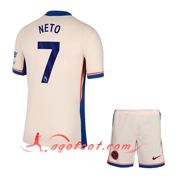 Maillot de Foot Chelsea (NETO #7) Enfants 2024/2025 Exterieur