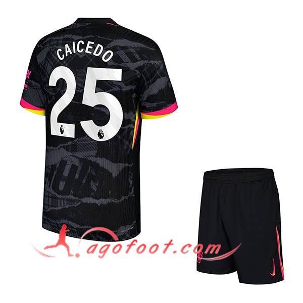 Maillot de Foot Chelsea (CAICEDO #25) Enfants 2024/2025 Third