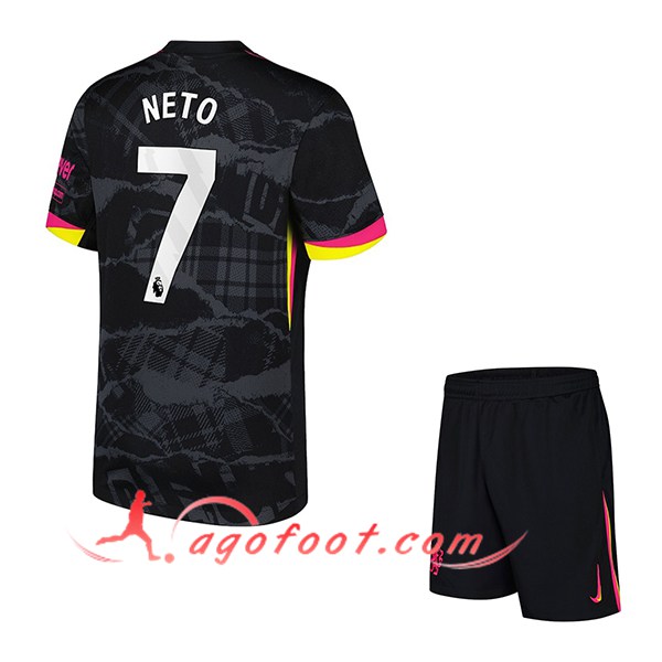 Maillot de Foot Chelsea (NETO #7) Enfants 2024/2025 Third