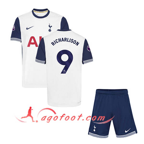 Maillot de Foot Tottenham Hotspur (RICHARLISON #9) Enfants 2024/2025 Domicile