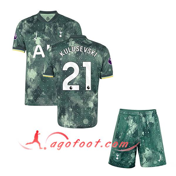 Maillot de Foot Tottenham Hotspur (KULUSEVSKI #21) Enfants 2024/2025 Third