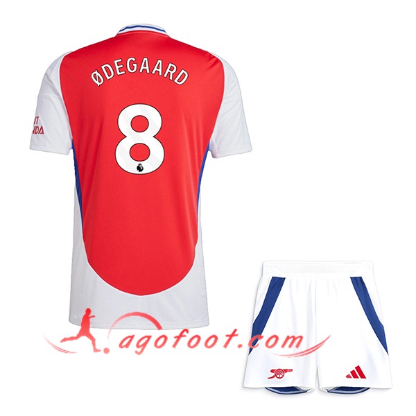 Maillot de Foot Arsenal (ØDEGAARD #8) Enfants 2024/2025 Domicile