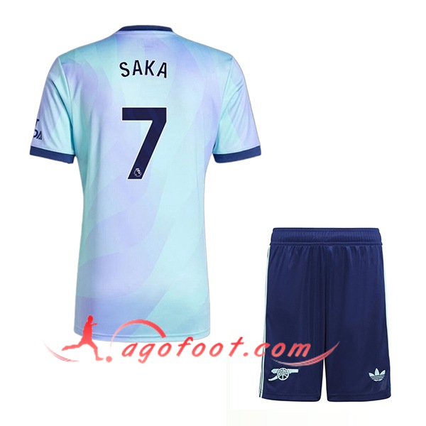 Maillot de Foot Arsenal (SAKA #7) Enfants 2024/2025 Third