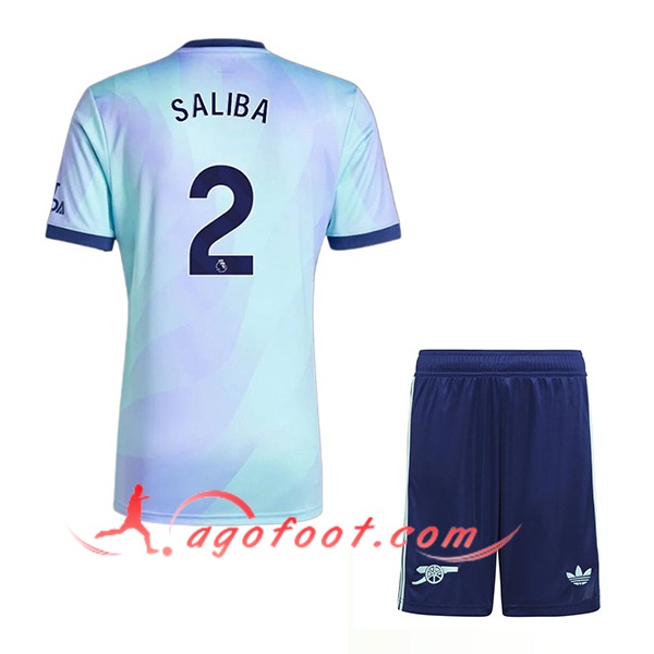 Maillot de Foot Arsenal (SALIBA #2) Enfants 2024/2025 Third
