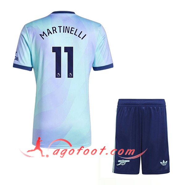 Maillot de Foot Arsenal (MARTINELLI #11) Enfants 2024/2025 Third