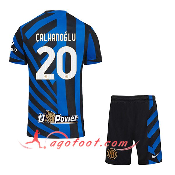 Maillot de Foot Inter Milan (CALHANOGLU #20) Enfants 2024/2025 Domicile