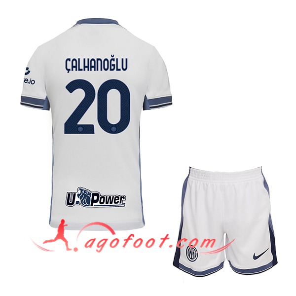 Maillot de Foot Inter Milan (CALHANOGLU #20) Enfants 2024/2025 Exterieur