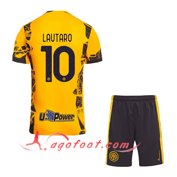 Maillot de Foot Inter Milan (LAUTARO #10) Enfants 2024/2025 Third